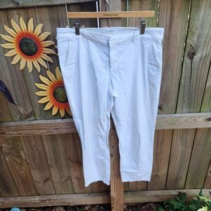 A.N.A Chino Cropped Khaki Pants Women's Size 14